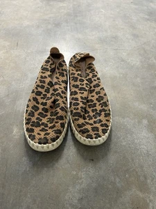 Ilse Jacobsen Cheetah Perforated Laser Cut Flat Slipper Damen Schuh Größe 38 - Bild 1 von 6