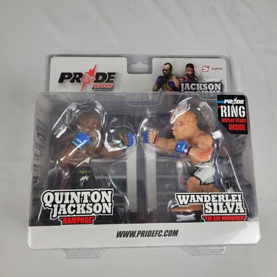 圆形 5 骄傲 UFC MMA VERSUS 套装 WANDERLEI SILVA vs QUINTON RAMPAGE JACKSON 全新带盒 — 第 1/4 张图片