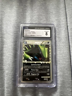 Pokemon Tcg Tyranitar Prime HGSS Unleashed Holo CGC 8 - Image 1 of 2
