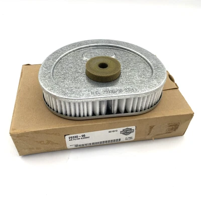 Elemento de filtro de filtro de aire OEM Harley 29330-96 96-99 Touring Softail Dyna Foto 1 de 4