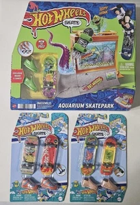 Tony Hawk Skate Exclusivo 2022 Hot Wheels Aquarium Skatepark y 2 paquetes adicionales NUEVO - Imagen 1 de 4
