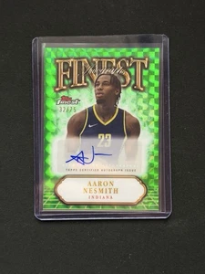 2025 Topps Finest Basketball Aaron Nesmith Green Geometric Autograph /75 - Bild 1 von 2