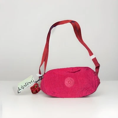 Cartera Bandolera Pequeña KIPLING Iker Color Rubí Regal  Foto 1 de 4