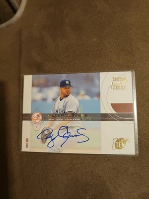 AUTÓGRAFO ROGER CLEMENS en 2002 TOPPS DIEZ AUTÓGRAFOS NY YANKEES PAQUETES 1:1928 Foto 1 de 4