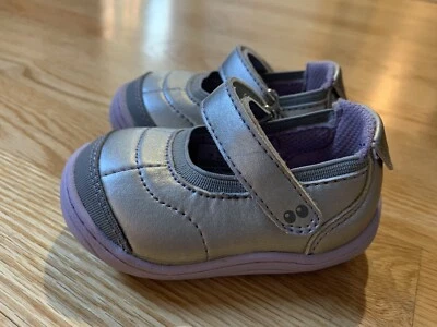 Zapatos de bebé Stride Rite Mary Jane para niña pequeña cómodos talla 3 Ashby Foto 1 de 4