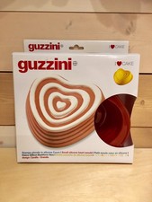 NEW BNIB - RRP:£34.95 - Guzzini Silicone Valentines Red Heart Mould Cooking Tray