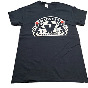Madness Brewing Co. T-Shirt Unisex Adult Size Small Gildan Heavy Cotton Ska - Picture 1 of 9