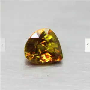 2.72CT UNIQUE HI END RAREST 100% NATURAL YELLOW SPHENE LOOSE GEMSTONE - Picture 1 of 3