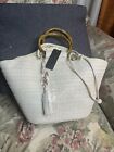 Kendall & Kyle Straw Off White Tote Bag - New
