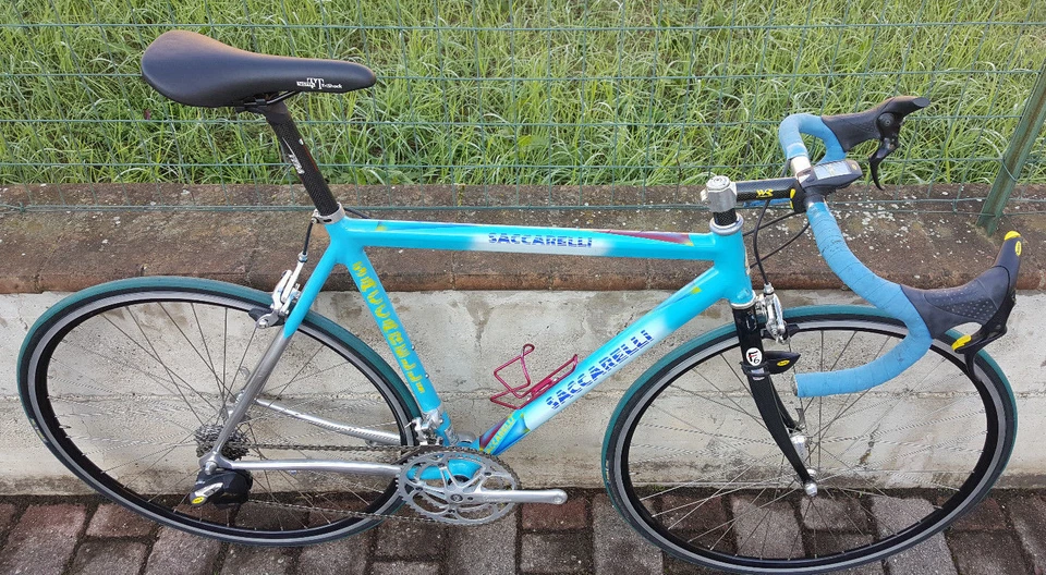 Rennrad Aluminium Saccarelli Mavic Mektronic Electronic 9 S Road Fahrrad Alloy - Bild 1 von 1