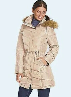 Abrigo de invierno para mujer Kenneth Cole relleno de plumón talla L Foto 1 de 2