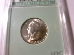 1944 D WASHINGTON QUARTER GEM UNCIRCULATED HIGH GRADE - Bild 1 von 4