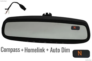 Espejo retrovisor interior con atenuación automática Homelink abridor de garaje brújula GNTX-453 - Imagen 1 de 7