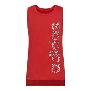 NEW Adidas Muscle Tank Top Shirt Girls Size LARGE, 14, Red - Picture 1 of 3