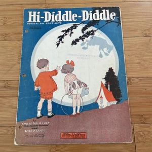 Vintage Sheet Music - Hi Diddle Diddle - 1926 Novelty Fox Trot with Ukulele - Picture 1 of 9