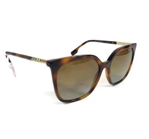 Burberry Sunglasses B4347 3316/T5 Tortoise Oversized Square w/ Brown Polarized - Picture 1 of 13