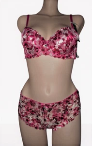 French Affair Pushup Bra/ Cheeky Panty Set - Picture 1 of 5