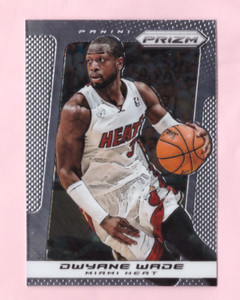 2013/14 Prizm DWYANE WADE Base Card Heat Mint 2nd Year Prizm INVEST!