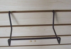 Store Fixture Supplies 2 HORIZONTAL BARS OR EASELS FOR SLATWALL 6.5" wide - Picture 1 of 1