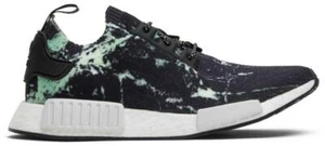 Brand New Adidas NMD_R1 PK Primeknit 'Mint Marble' Black White-Green 5 (BB7996) - Picture 1 of 4
