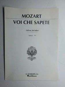 1908 "Tell Me, Fair Ladies" by Mozart vintage Piano Sheet Music voi che sapete  - Picture 1 of 4