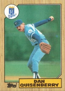 1987 Topps Baseball Dan Quisenberry Kansas City Royals #714 - Picture 1 of 2