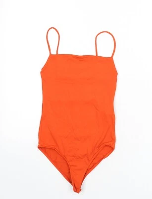 Body Zara Mujer Naranja Mezcla Poliéster Una Pieza Talla S Foto 1 de 4