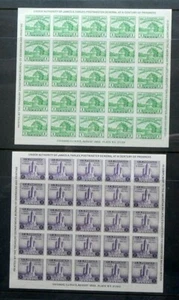 Scott# 730 & #731 1c & 3c Farley Sheets MNH NGAI Fresh - APS Lifetime Member - Picture 1 of 1