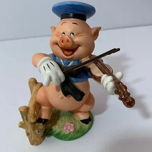 Colección de clásicos de Walt Disney WDCC tres cerditos violinistas cerdo hey diddle - Imagen 1 de 10