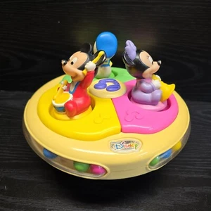 Vintage Disney Babies Musical Roly Poly Light Up Toy Mickey Minnie Donald 1980s - Picture 1 of 15