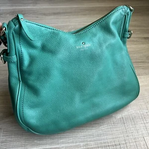 Kate Spade Cobble Hill Finley Schultertasche Handtasche Pebble Leather Teal - Bild 1 von 12