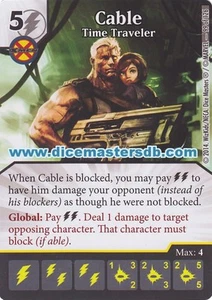 Cable Time Traveler #99 - Uncanny X-Men - Marvel Dice Masters - Picture 1 of 1