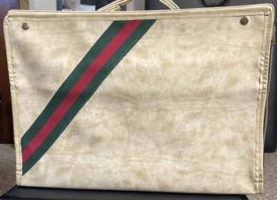 Mala dobrável lateral macia vintage estilo Gucci inigualável - Imagem 1 de 2