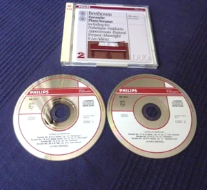 2 CDs Alfred Brendel BEETHOVEN Favourite Piano Sonatas PHILIPS Best Of 1971-1978 - Picture 1 of 3