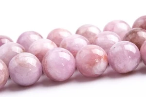 9-10 mm Original Natur Kunzite Perlen Klasse A + Runde Edelstein Lose Perlen - Bild 1 von 4