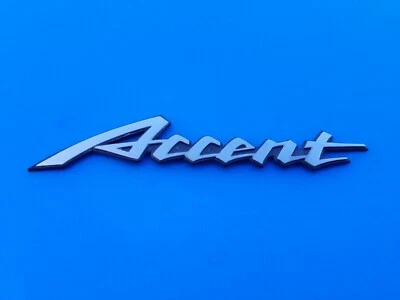 2003 2004 2005 HYUNDAI ACCENT REAR GATE LID EMBLEM LOGO BADGE SYMBOL OEM (2003) - Image 1 of 3