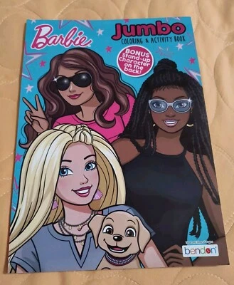 Barbie Jumbo Coloring & Activity Book with Tear & Share Pages New! Free Shipping Foto 1 de 4