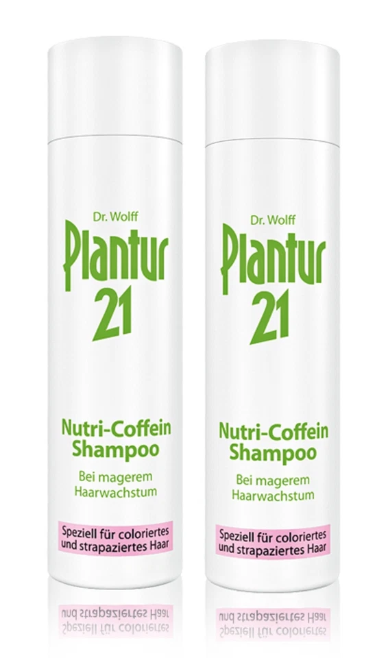 ALCINA 2x Plantur 21 Nutri Coffein Shampoo für coloriertes Haar 250 ml