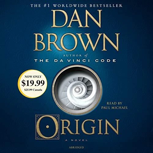 ORIGIN by DAN BROWN .6CD AudioBook Foto 1 de 1