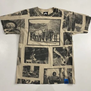 Vintage Nike SB Nothing But The Truth All Over Print Skate T-Shirt Medium Rare - Picture 1 of 8