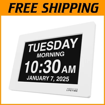 Large Digital Dementia Clock for Seniors - Image 1 of 4