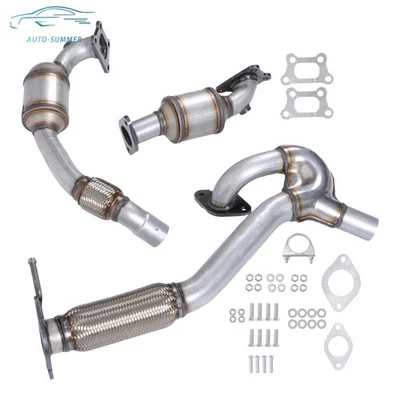 Bank 1+2 Catalytic Converter Set For Cadillac SRX 2010-2011 SAAB 9-4X 2011 3.0L - Image 1 of 4