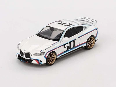 宝马 3.0 CSL – 白色(迷你 GT)压铸 1: 64 比例模型 - TSM MGT00863 — 第 1/3 张图片