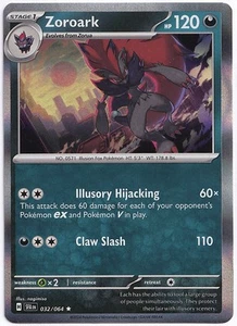 Zoroark - 032/064 - NM - Holo Rara - SV: Favola Avvolta - Pokémon TCG - Foto 1 di 6