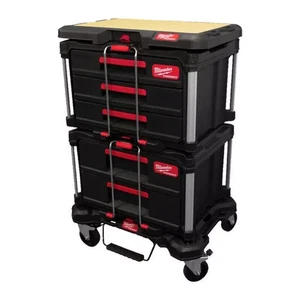 Milwaukee PACKOUT Cajón Rodante Paquete Cajones Carro y Superficie de Trabajo - Imagen 1 de 3