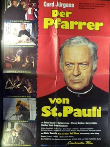 Der Pfarrer von St. Pauli - Curt Jürgens - Filmposter A1 84x60cm gefaltet - Picture 1 of 1