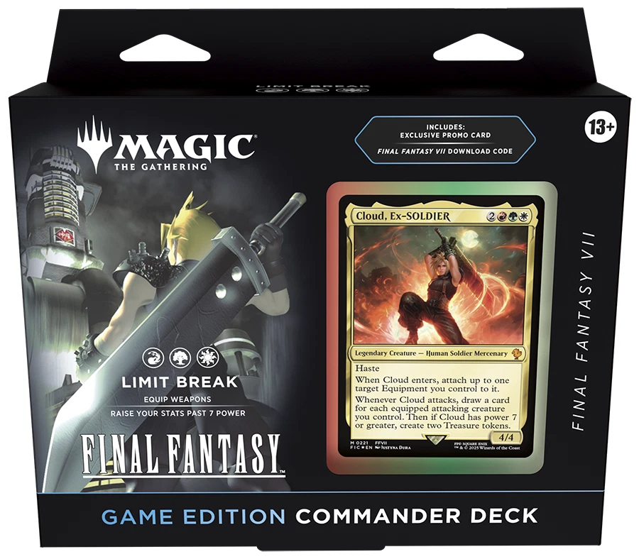 Final Fantasy VII Limit Break Game Edition Commander Deck DECEMBER PRESALE - Image 1 of 1