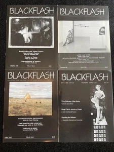 Vintage 1990-1991 BlackFlash Photography Magazine Vol 8 Nos 1-4 COMPLETE YEAR V6 - Bild 1 von 13