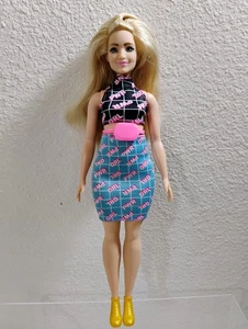 Mattel Barbie Fashionista Curvy 202 lange blonde Haare blaue Augen Neu ohne Karton - Bild 1 von 7