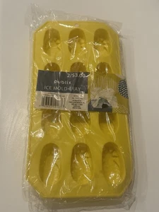 Neu! Ananas Form Silikon Eiswürfelform 8" Gelb - Bild 1 von 3